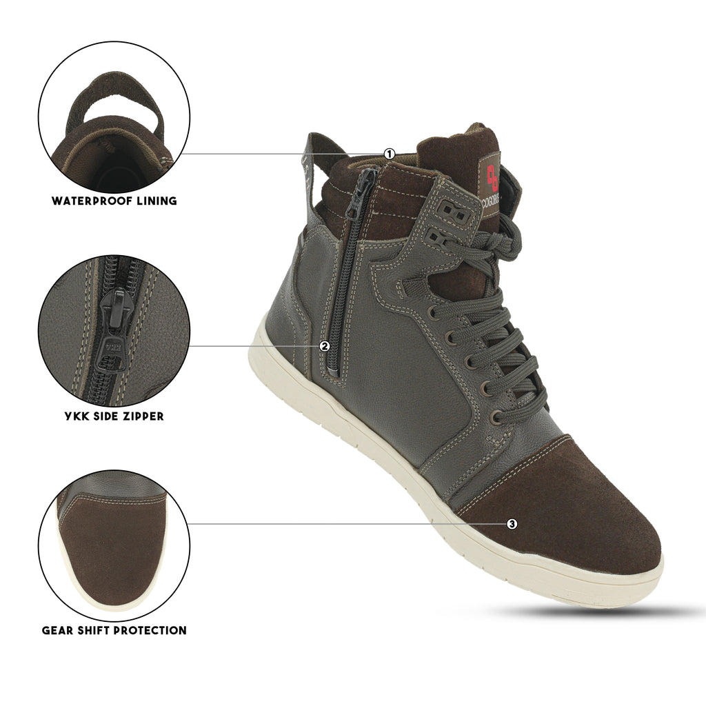 COGOBUSH Water-Resistant Cow Leather Motorcycle Boots – Ankle Protection, All-Weather Grip
#COGOBUSH #UrbanShoes #BrownMotorcycleShoes #MotorcycleBoots #RidingBoots #CowLeatherBoots #BikerGear #WaterResistantBoots