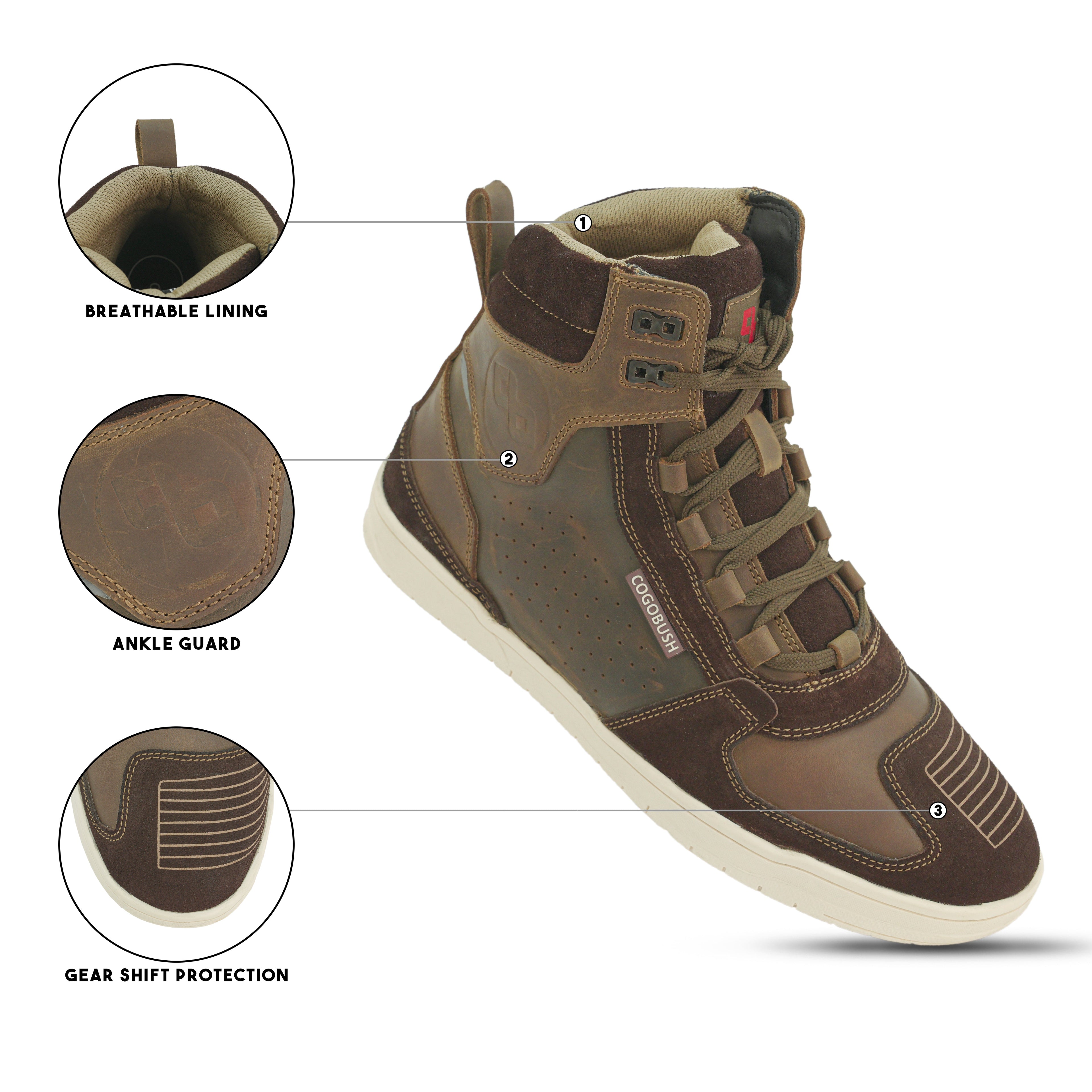 COGOBUSH Brown Men’s Crazy Horse Cow Leather Motorcycle Boots – All-Weather Protection & Rugged Style
#COGOBUSH #UrbanShoes #BrownMotorcycleShoes #MotorcycleBoots #RidingBoots #CowLeatherBoots #BikerGear