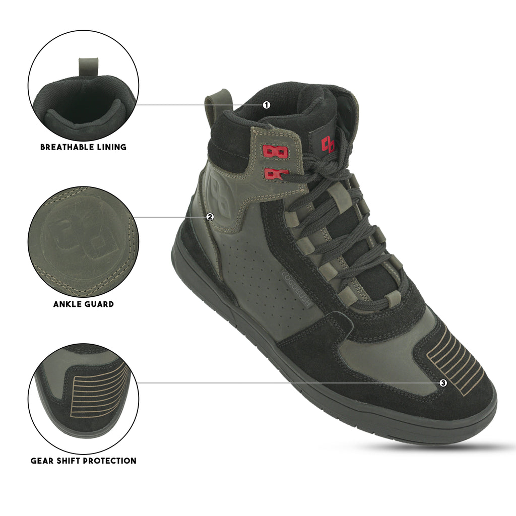 COGOBUSH Grey Men’s Crazy Horse Cow Leather Motorcycle Boots – All-Weather Protection & Rugged Style
#COGOBUSH #UrbanShoes #GreyMotorcycleShoes #MotorcycleBoots #RidingBoots #CowLeatherBoots #BikerGear 