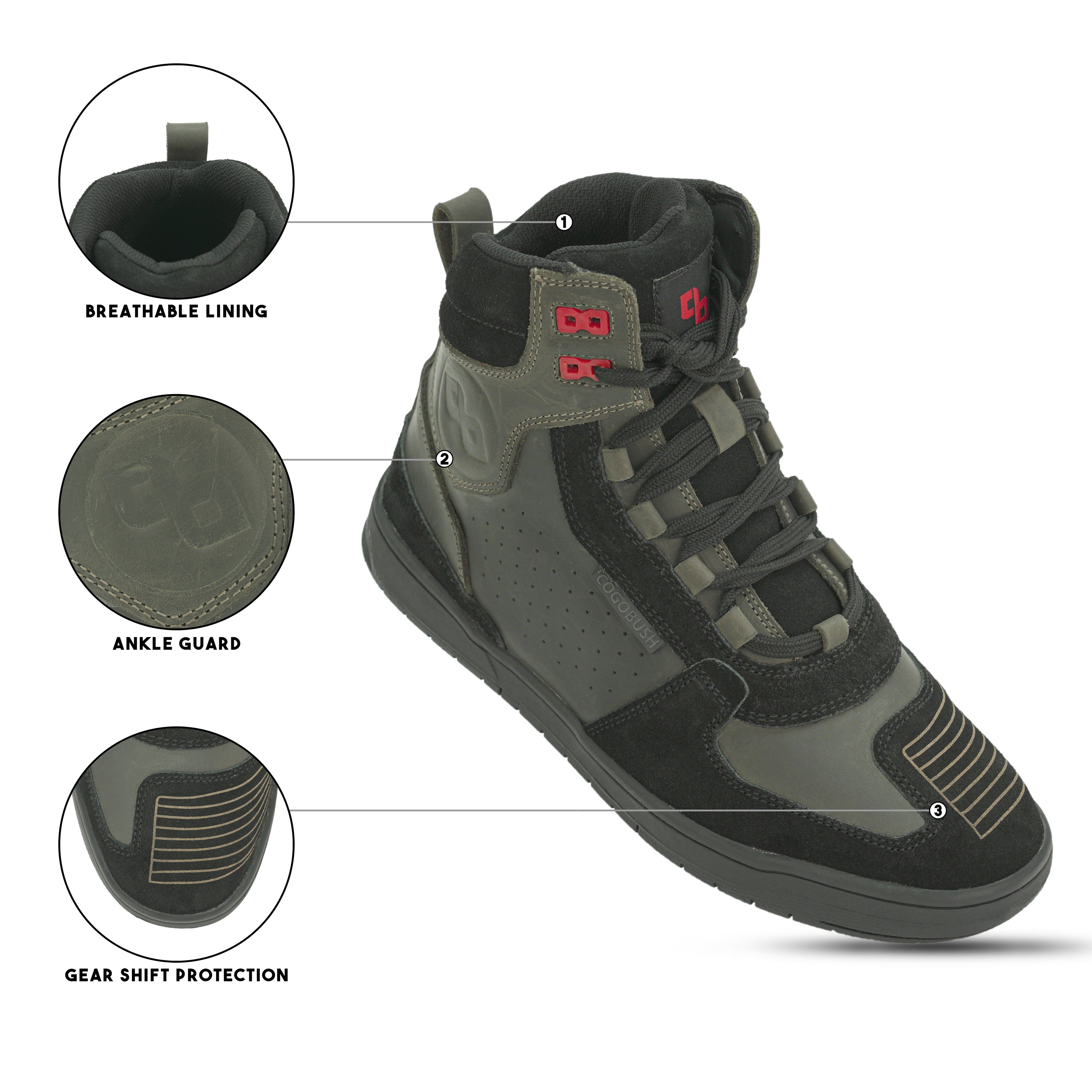COGOBUSH Grey Men’s Crazy Horse Cow Leather Motorcycle Boots – All-Weather Protection & Rugged Style
#COGOBUSH #UrbanShoes #GreyMotorcycleShoes #MotorcycleBoots #RidingBoots #CowLeatherBoots #BikerGear 