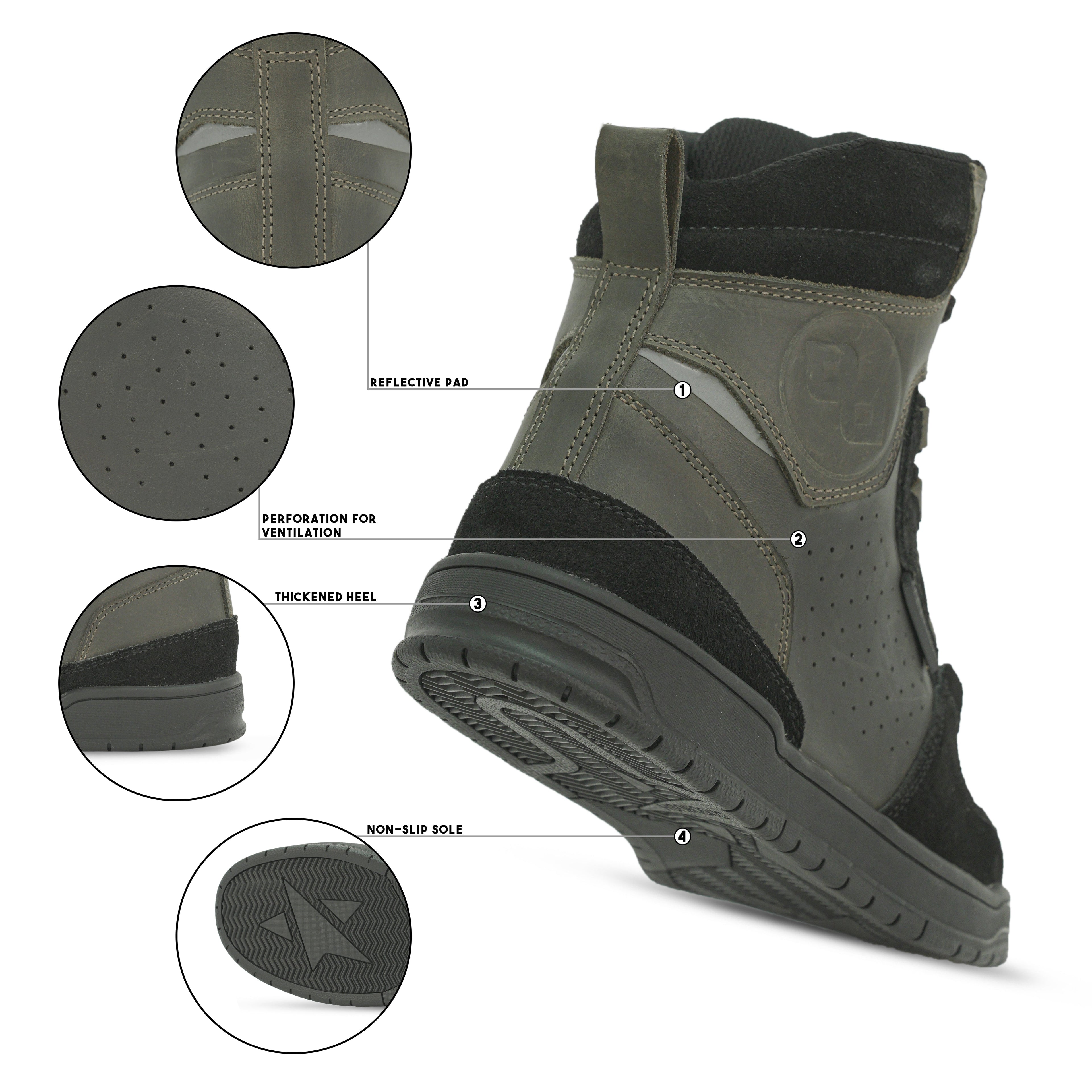 COGOBUSH Grey Men’s Crazy Horse Cow Leather Motorcycle Boots – All-Weather Protection & Rugged Style
#COGOBUSH #UrbanShoes #GreyMotorcycleShoes #MotorcycleBoots #RidingBoots #CowLeatherBoots #BikerGear 